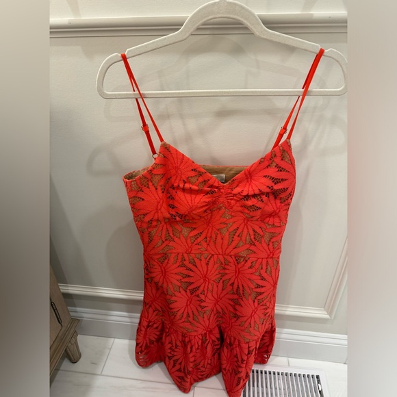 Michael by Michael Kors red floral lace dress - Picture 3 of 4